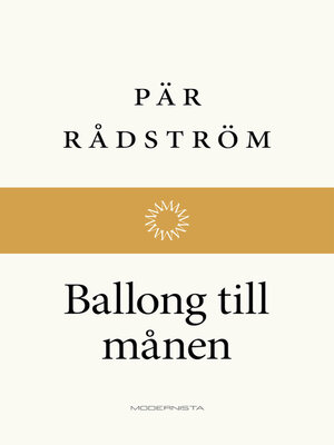 cover image of Ballong till månen